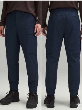 Lululemon Men’s 34 Cargo Pocket Jogger Pant TRNV True Navy Blue LM5ASKS 34x27
